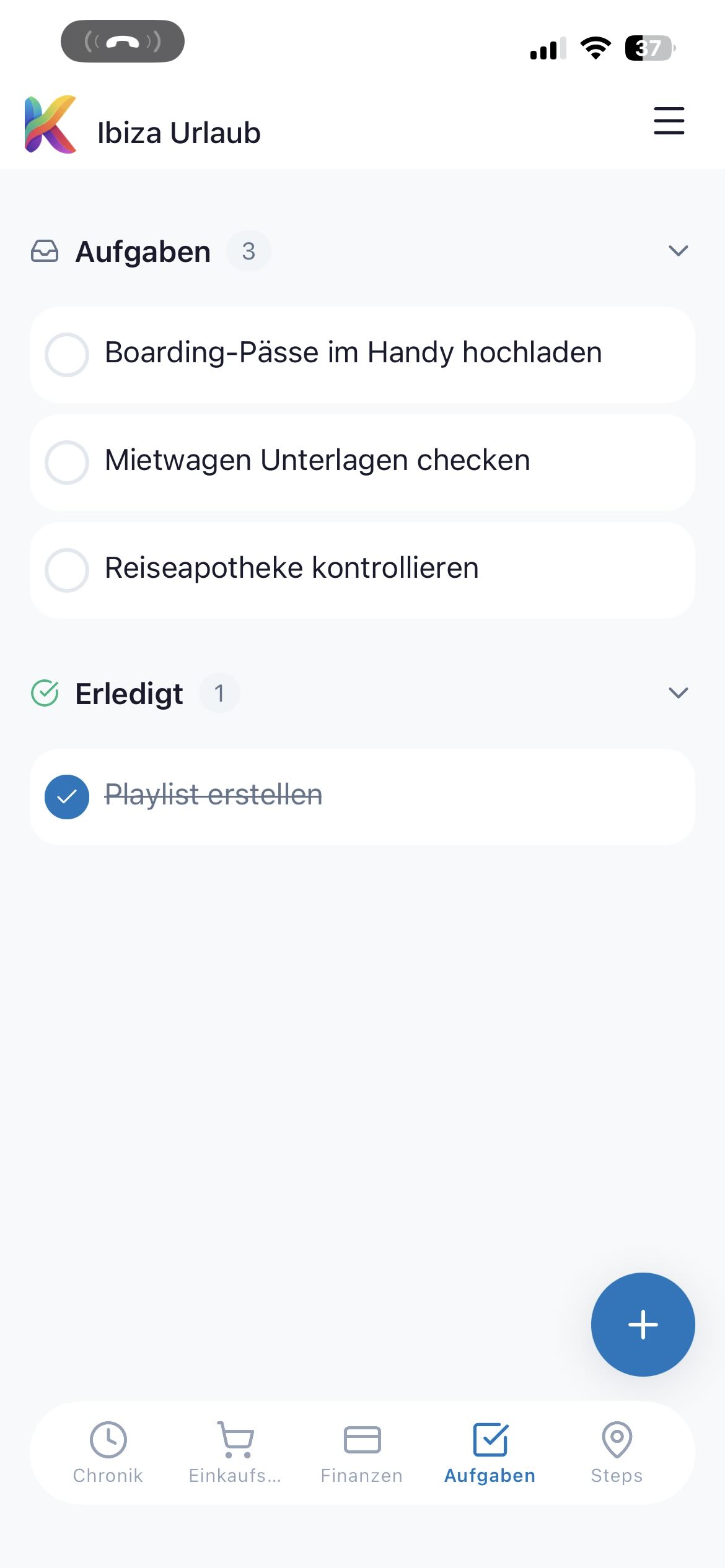 Tasks